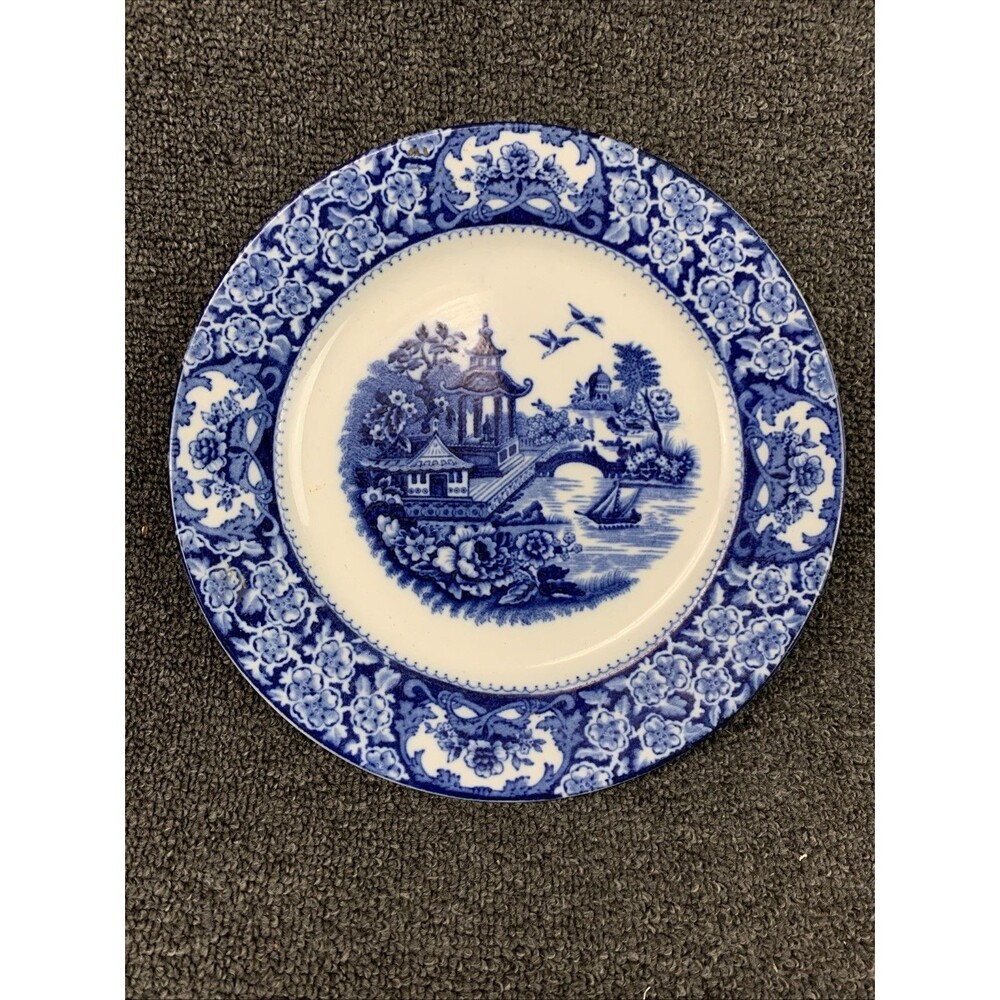 Antique Swinnerton Olde Alton Ware Plate Art Deco Willow Pattern Dinner Plate